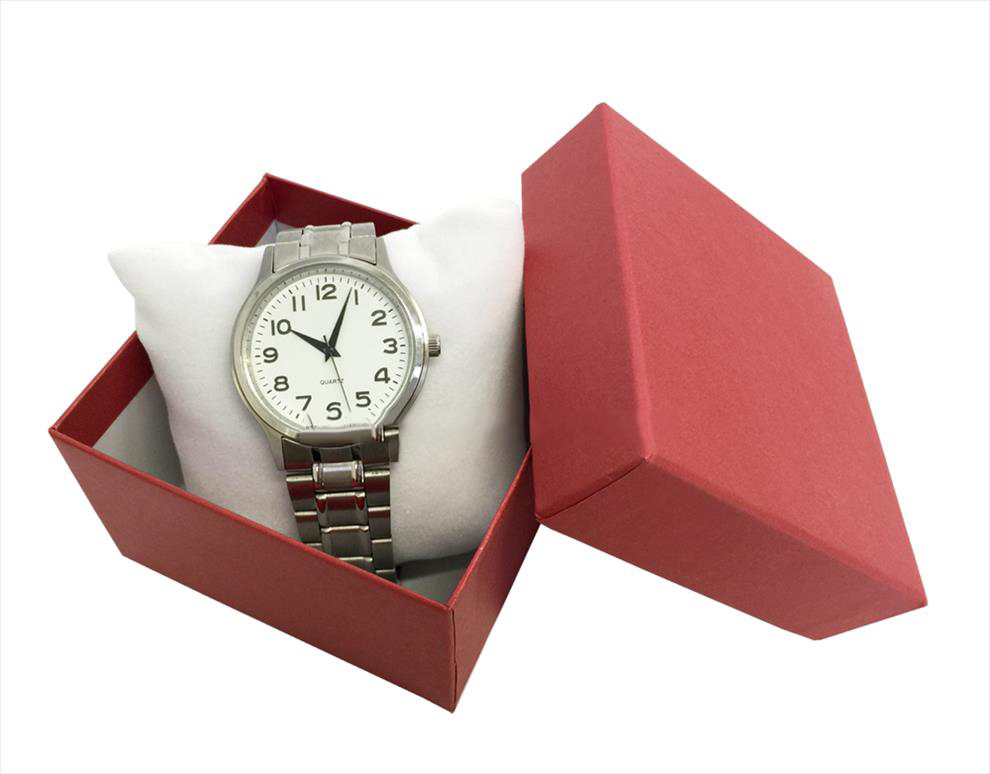 Darčeková krabička na hodinky červená - MOŽNOSŤ GRAVÍROVANIA